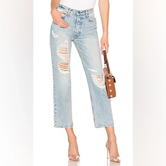 GRLFRND | The Rhea Distressed Jeans in Over Now size 30 - Picture 12 of 12